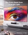 AWOL Vision LTV-3500 4K Ultra Short Throw Laser Projector 3500 Lumens with XY Screen Bundles